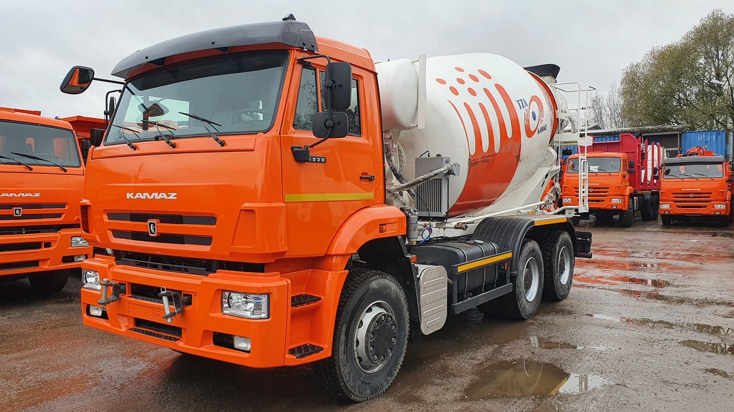 Техника КАМАЗ для строительных работ