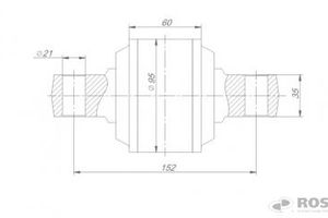 шарнир реактивной штанги КамАЗ-6520 (аналог 180.6755-026)