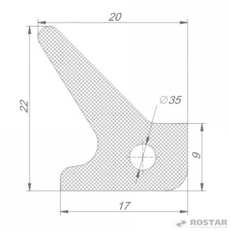 уплотнитель двери Ростар