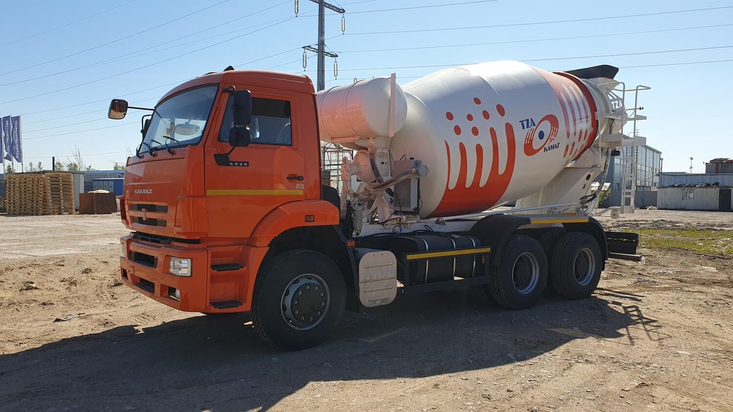 автобетоносмеситель 58149W на шасси КАМАЗ 6520-3910-49(B5), 9 куб.
