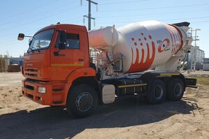 автобетоносмеситель 58149W на шасси КАМАЗ 6520-3910-49(B5), 9 куб.