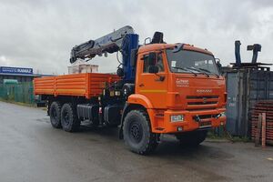 бортовой а/м КАМАЗ 43118-73094-50 с КМУ ГАЛИЧ-150 + БУР 450мм