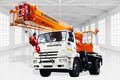 автокран ИВАНОВЕЦ КС-35714К-3, г/п 16 т на шасси КАМАЗ 53605-48