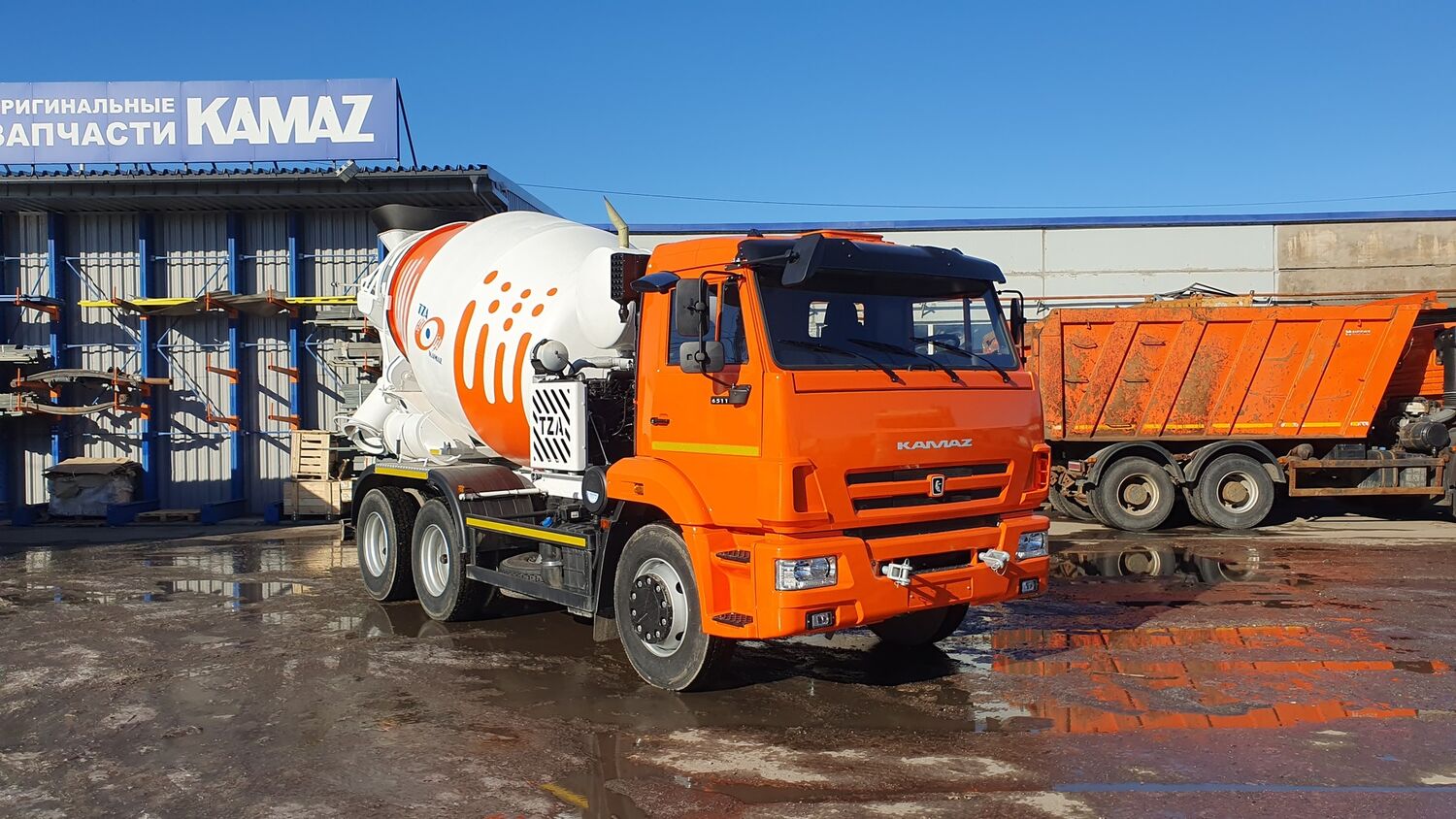 автобетоносмеситель 5814А7 на шасси КАМАЗ 65115-3932-48, 7 куб.м.