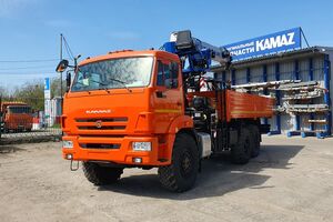 бортовой а/м КАМАЗ 43118-73094-50 с КМУ ГАЛИЧ-150 с сертифицированной люлькой с ДУ