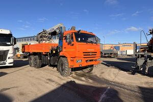 бортовой а/м КАМАЗ 43118-73094-50 с КМУ ГАЛИЧ-150 + БУР 450 мм + серт. люлька с ДУ