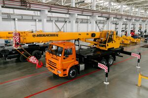 Автокран ИВАНОВЕЦ КС-45717К-1В, г/п 25 т на шасси КАМАЗ 65115-3081-48(A5)