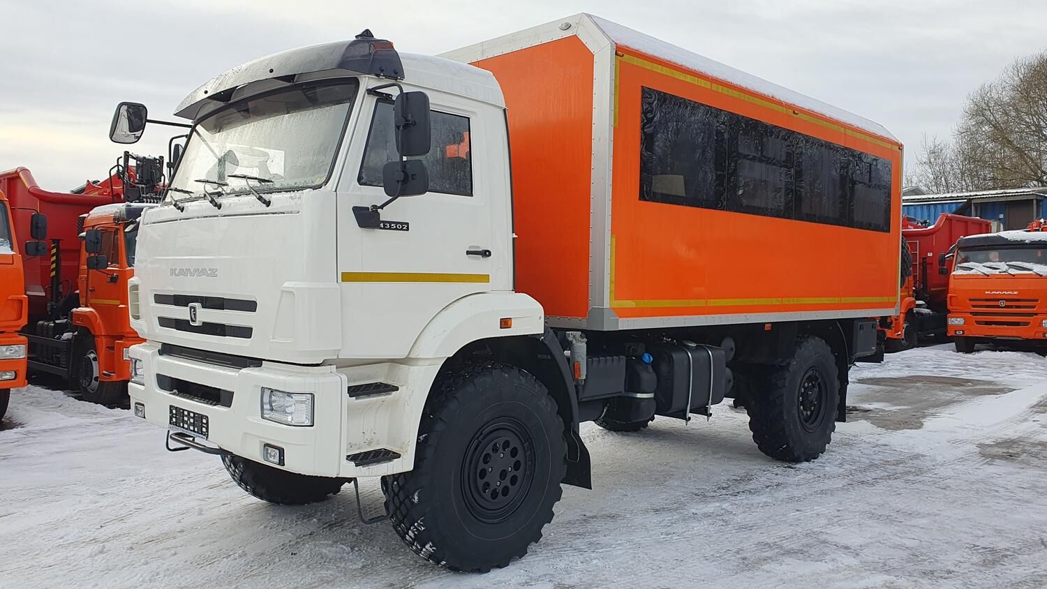 вахтовый автобус Автофургон г. Козловка 20+2 места на шасси КамАЗ-43502