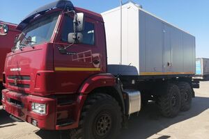 установка паропромысловая паровая передвижная ППУА 1600/100 на шасси КАМАЗ 43118-50