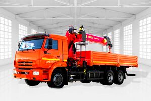 а/м бортовой с КМУ ИТ-150 на шасси КАМАЗ 65115-773962-50
