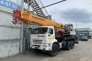 Автокран ИВАНОВЕЦ КС-45717К-3Р-AIR, г/п 25 т на шасси КАМАЗ 43118-23011-50