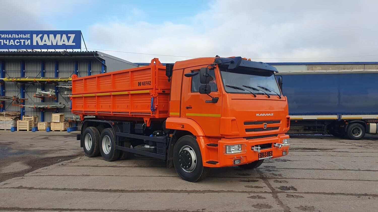 самосвал КАМАЗ 45143-306012-48(А5) 6х4 с боковой разгрузкой, пакет Юг