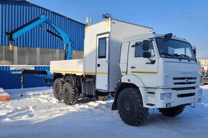 Передвижная мастерская с КМУ на шасси КАМАЗ 43118-3012-48(А5)