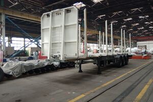полуприцеп сортиментовоз ТЗА-588511, оси SAF 3/6+1, гп 32,8 т