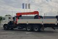 Бортовой КАМАЗ 65117-104020-49 с КМУ Kanglim 1256, задние раздвижные доп.опоры, платформа 6818