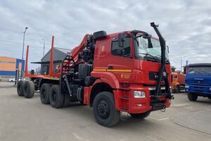 Сортиментовоз с ГМУ Cranab TL12 на шасси КАМАЗ 65802-1010-87(S5)