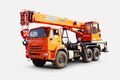 кран автомобильный КЛИНЦЫ КС-35719-7-02 г/п 16 т, длина стрелы 19 м; на шасси КАМАЗ 43118 6х6