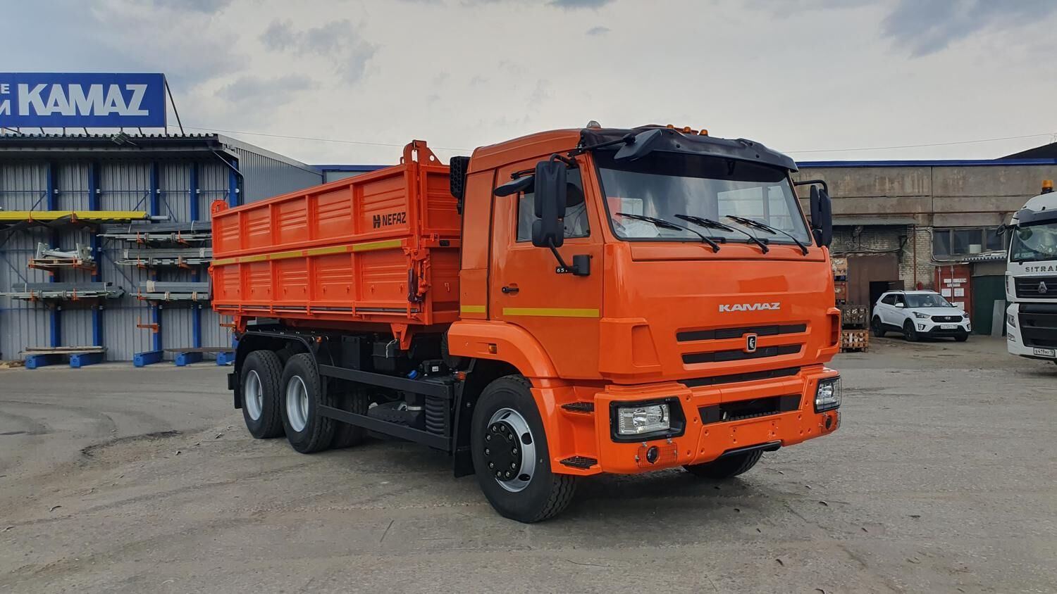 самосвал КАМАЗ 45143-407012-56(5Н) с боковой разгрузкой