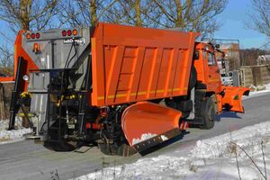 КДМ-7881010 на с.КамАЗ-6520-49 (ПС (нерж, V=10,5 м3), Комбинированный и Боковой отвалы)