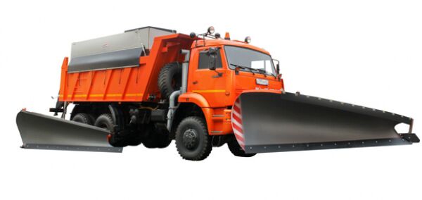ЭД-405В3 на с.КамАЗ-6522 (ПС (нерж, V=10,5 м3), Скоростной и Боковой отвалы)
