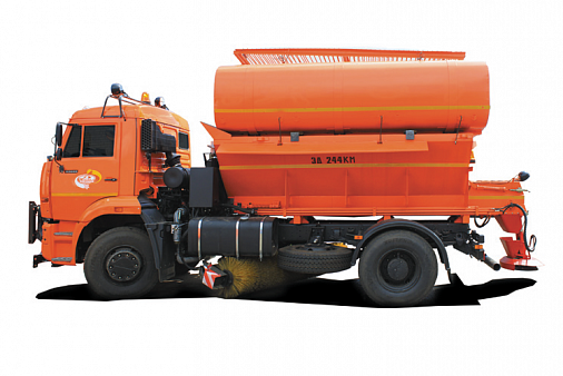 ЭД-244КМ на ш.53605 (ПС сталь 09Г2С, V=6,5 м3, ПМ сталь, V=8,2 м3, Сопла, Средняя щетка)