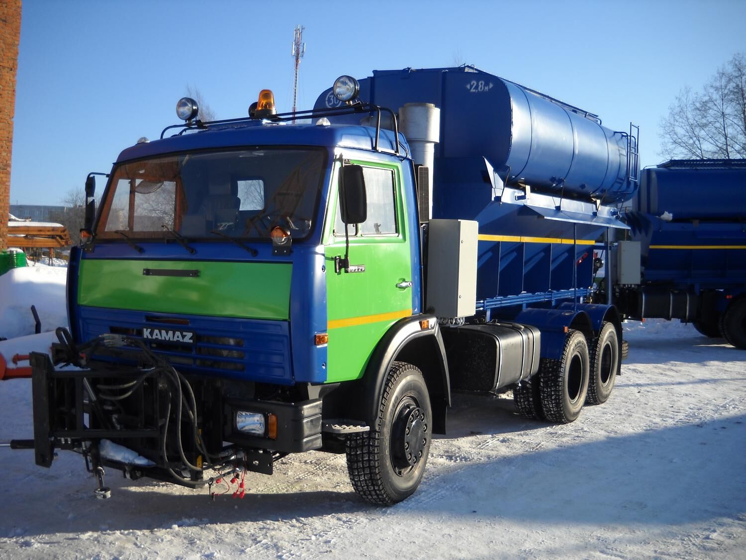 КДМ-7881022 на ш.65115-48 (ПС сталь 09Г2С, V=10,5 м3, ПМ сталь 09Г2С, V=12 м3, Сопла, Отвал)
