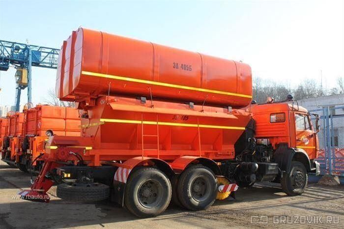 ЭД-405 на ш.65115-48 (ПС сталь 09Г2С, V=6,5 м3, ПМ сталь 09Г2С, V=9,7 м3, Сопла, Средняя щетка)