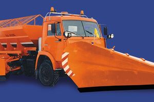 ЭД-405Б на ш.65115-48 (ПС сталь 09Г2С, V=8 м3, Скоростной отвал, Боковой отвал)