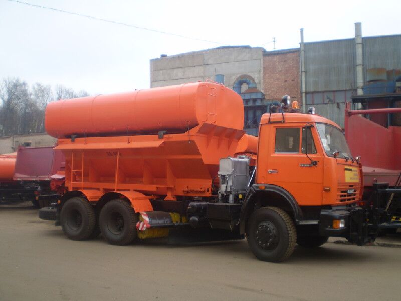 ЭД-405Б на ш.65115-50 (ПС сталь 09Г2С, V=8 м3, ПМ сталь 09Г2С, V=12,5 м3, Сопла, Средняя щетка)