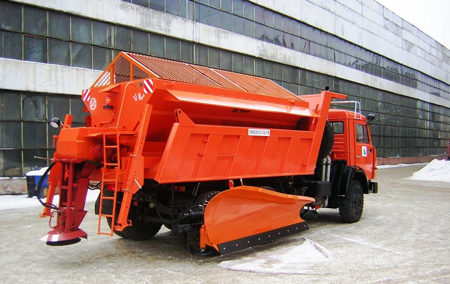 ЭД-405В на ш.65115-48 (Самосв.кузов, ПС сталь 09Г2С, V=8 м3, Боковой отвал)