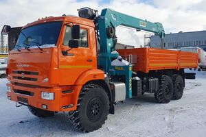 Бортовой КАМАЗ 43118-73094-50 с кму HKTC 8016