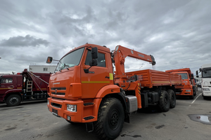 бортовой а/м КАМАЗ 43118 с КМУ Hangil HGC-756